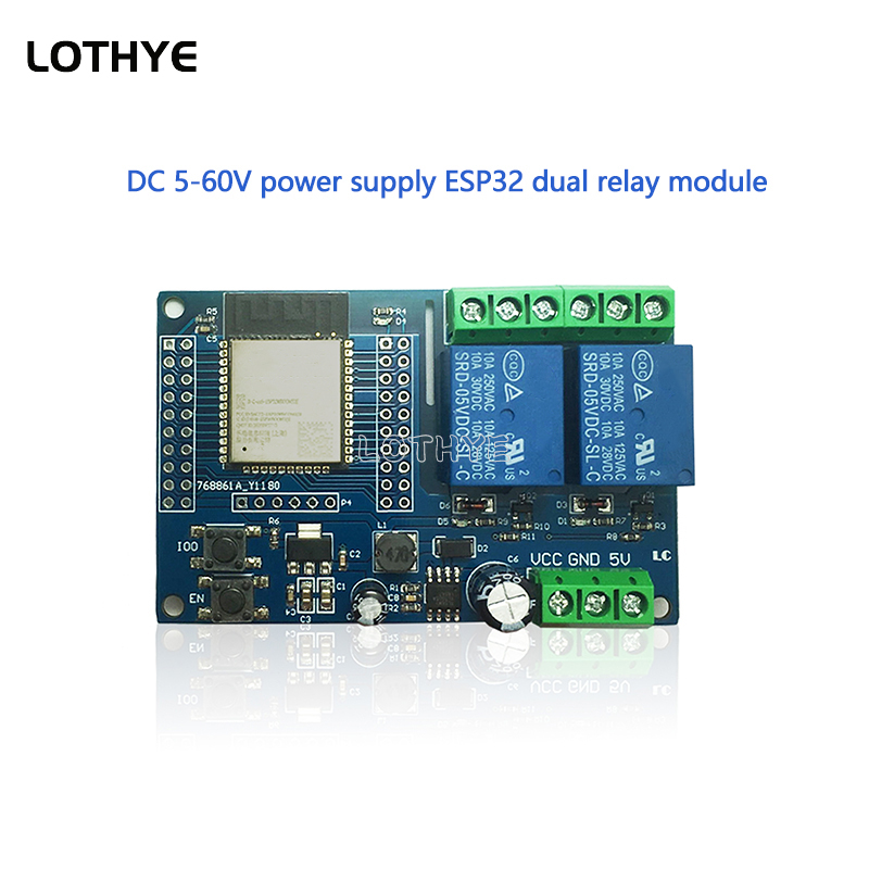 Smart Home Esp32 - Модуль реле ESP32 с двумя каналами