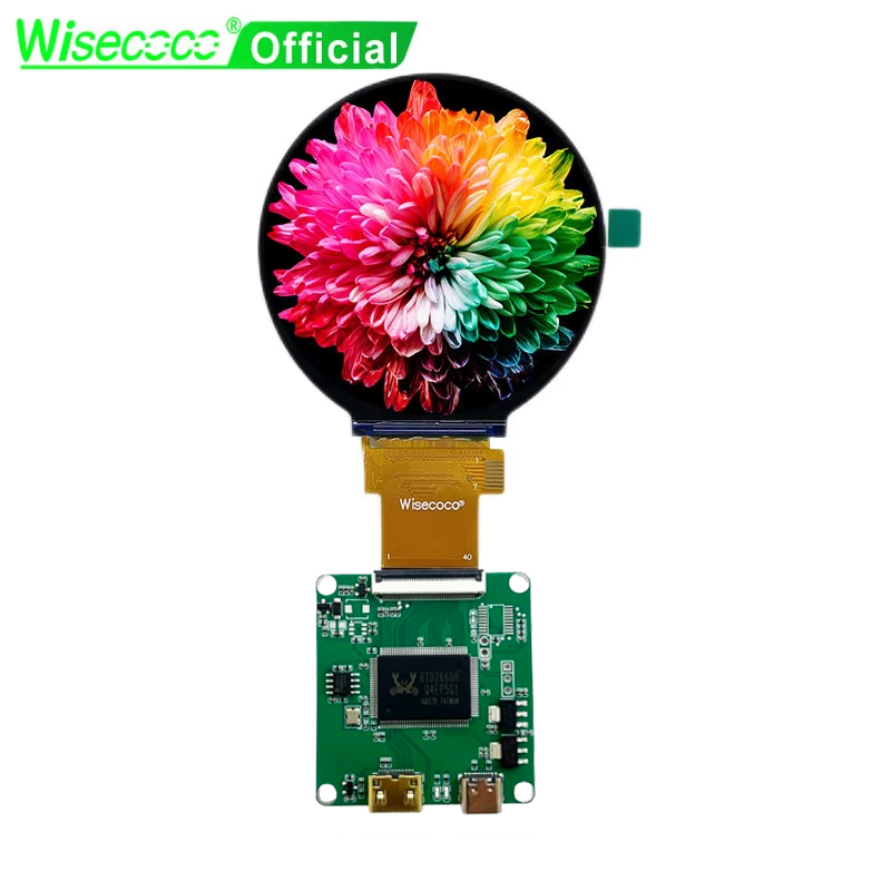 Smart Home Utilities - Круглый дисплей Wisecoco 2,8 дюйма, Круглый