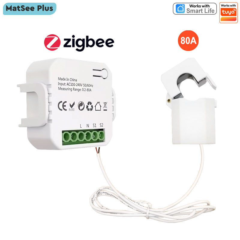 Smart Energy Monitor - Умный цифровой измеритель мощности Smart Life