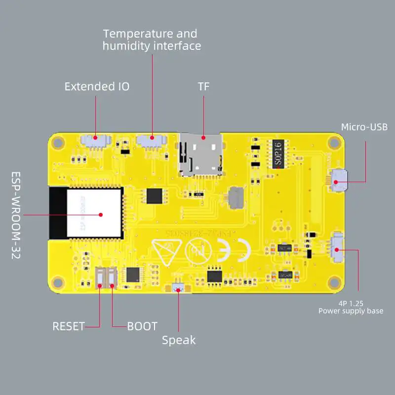 Smart Home Esp32 - ESP32-3248S035 3,5-дюймовый интеллектуальный ЖК-дисплейный модуль 320x480