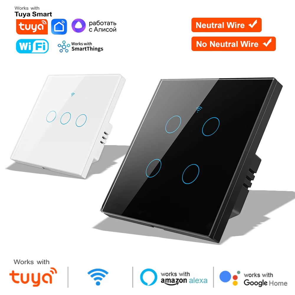 Smart Home Internet - Умный беспроводной сенсорный настенный выключатель Wi-Fi