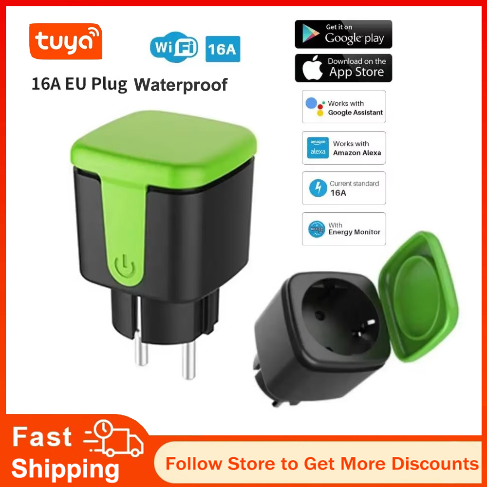 Smart Home Internet - Умная водонепроницаемая розетка Tuya EU 16A