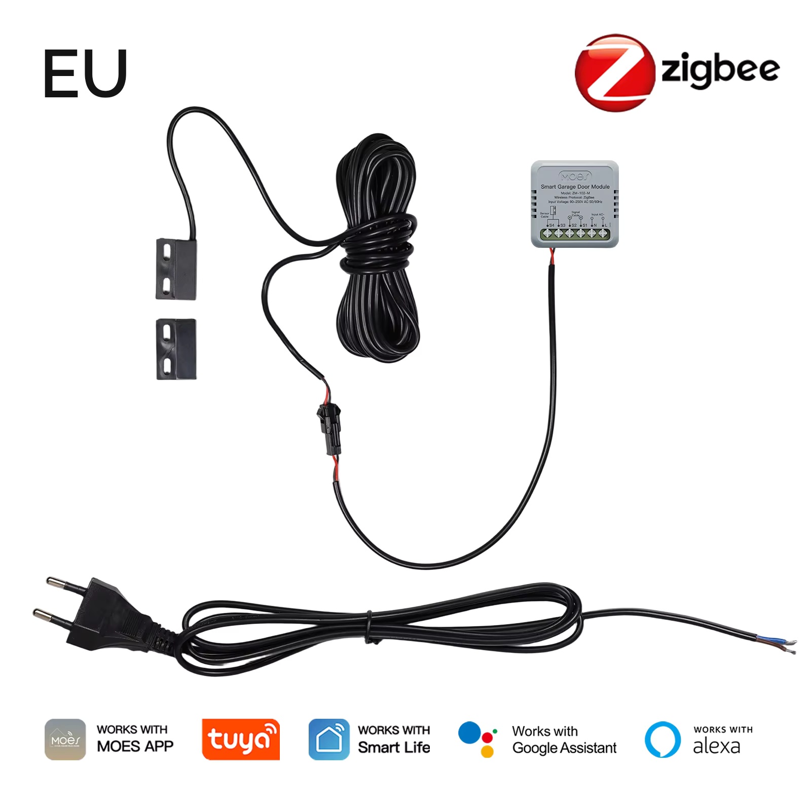 Smart Home Moes - Модуль управления гаражными воротами MOES Zigbee,