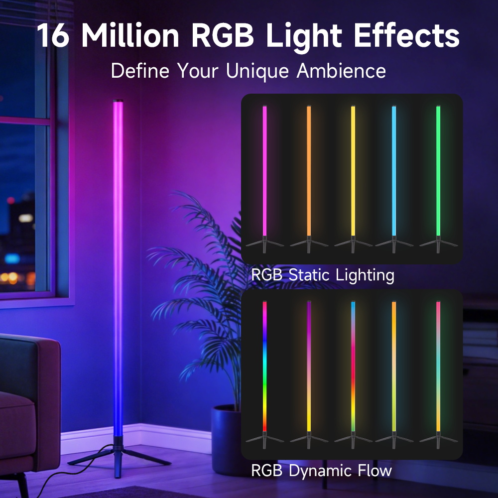 Умный светодиодный торшер RGB  – обзор и цена Smart Home Living Room