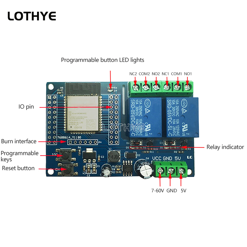 Модуль реле ESP32 с двумя кана – обзор и цена Smart Home Esp32
