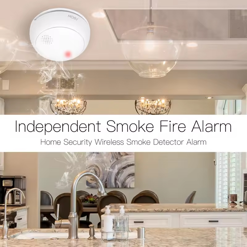 Беспроводной умный детектор ды – обзор и цена Smart Home Moes