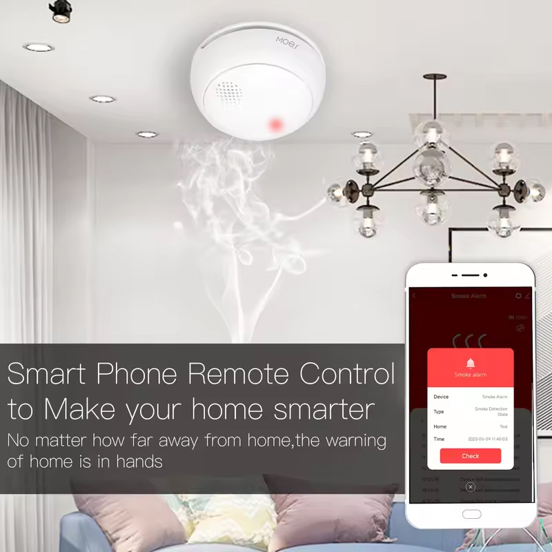 Беспроводной умный детектор ды – обзор и цена Smart Home Moes