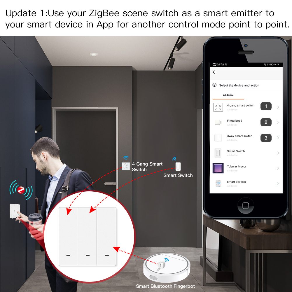 MOES Tuya ZigBee переключатель – обзор и цена Smart Home Moes