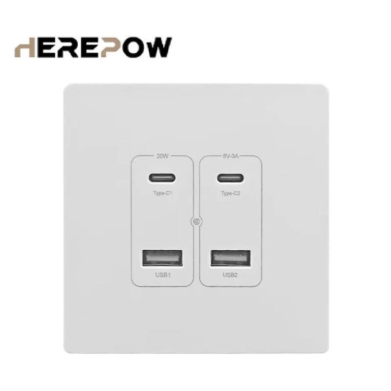 Настенная розетка Herepow с дв – обзор и цена Smart Home Utilities