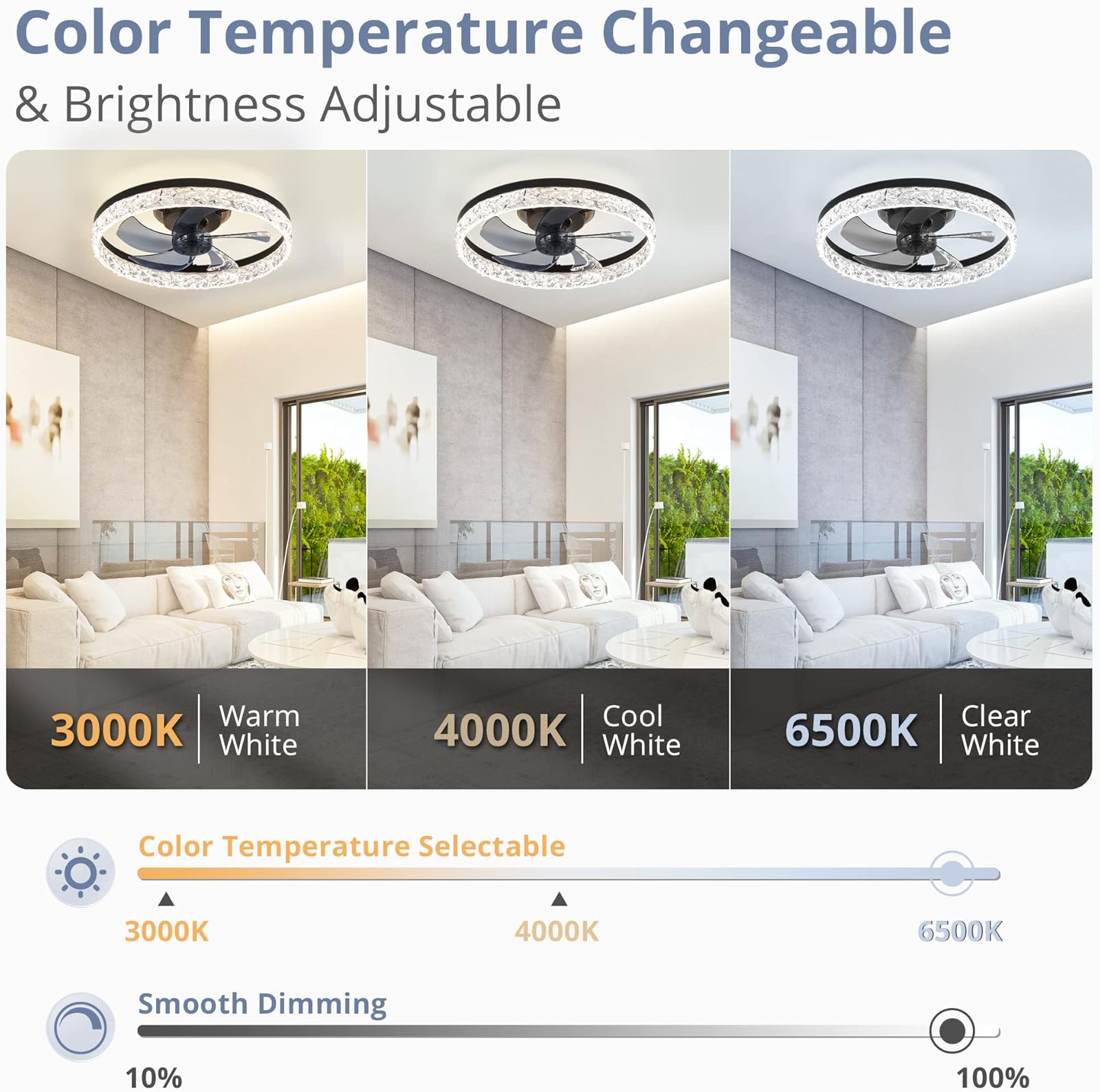 Современный светодиодный потол – обзор и цена Smart Home Living Room