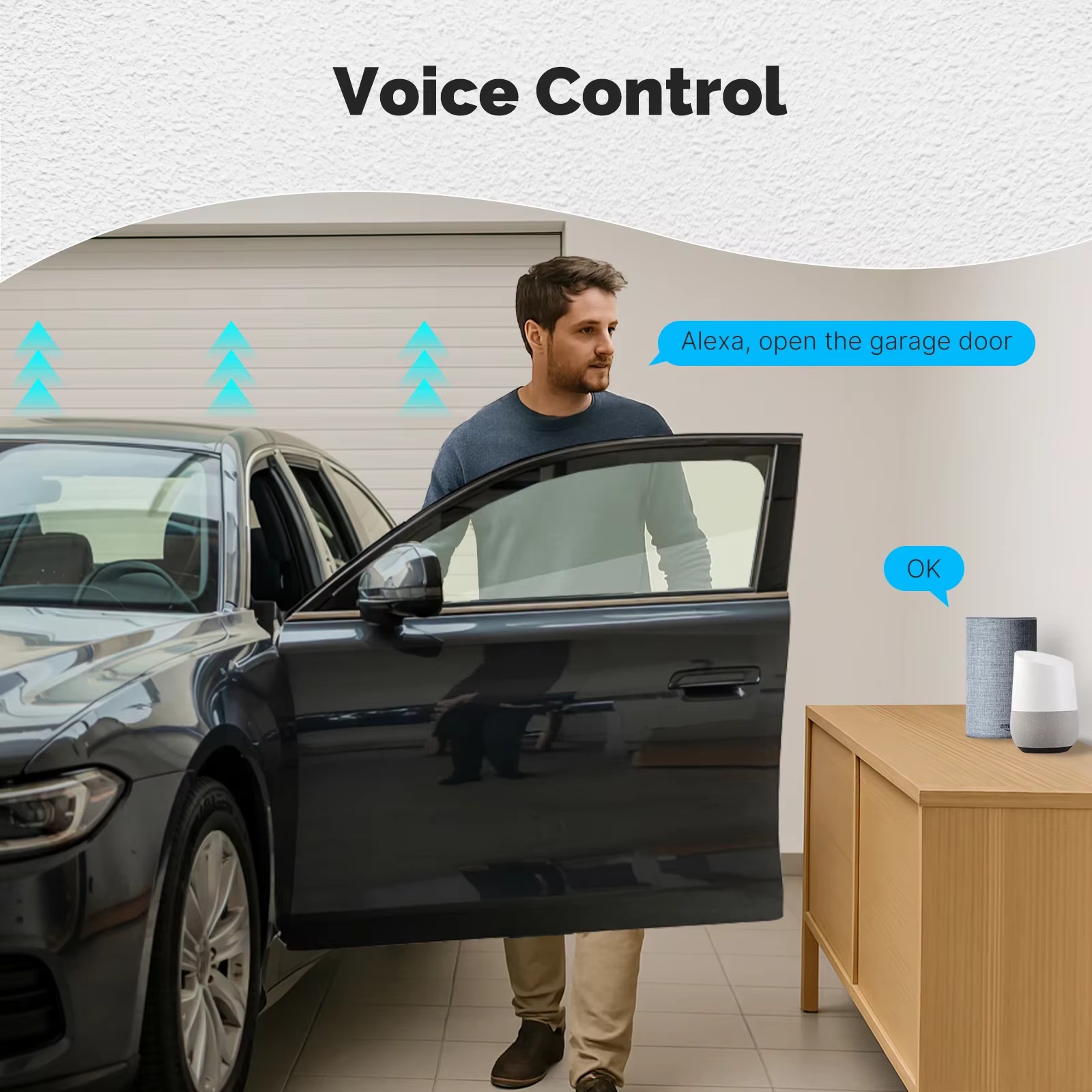 Модуль управления гаражными во – обзор и цена Smart Home Moes