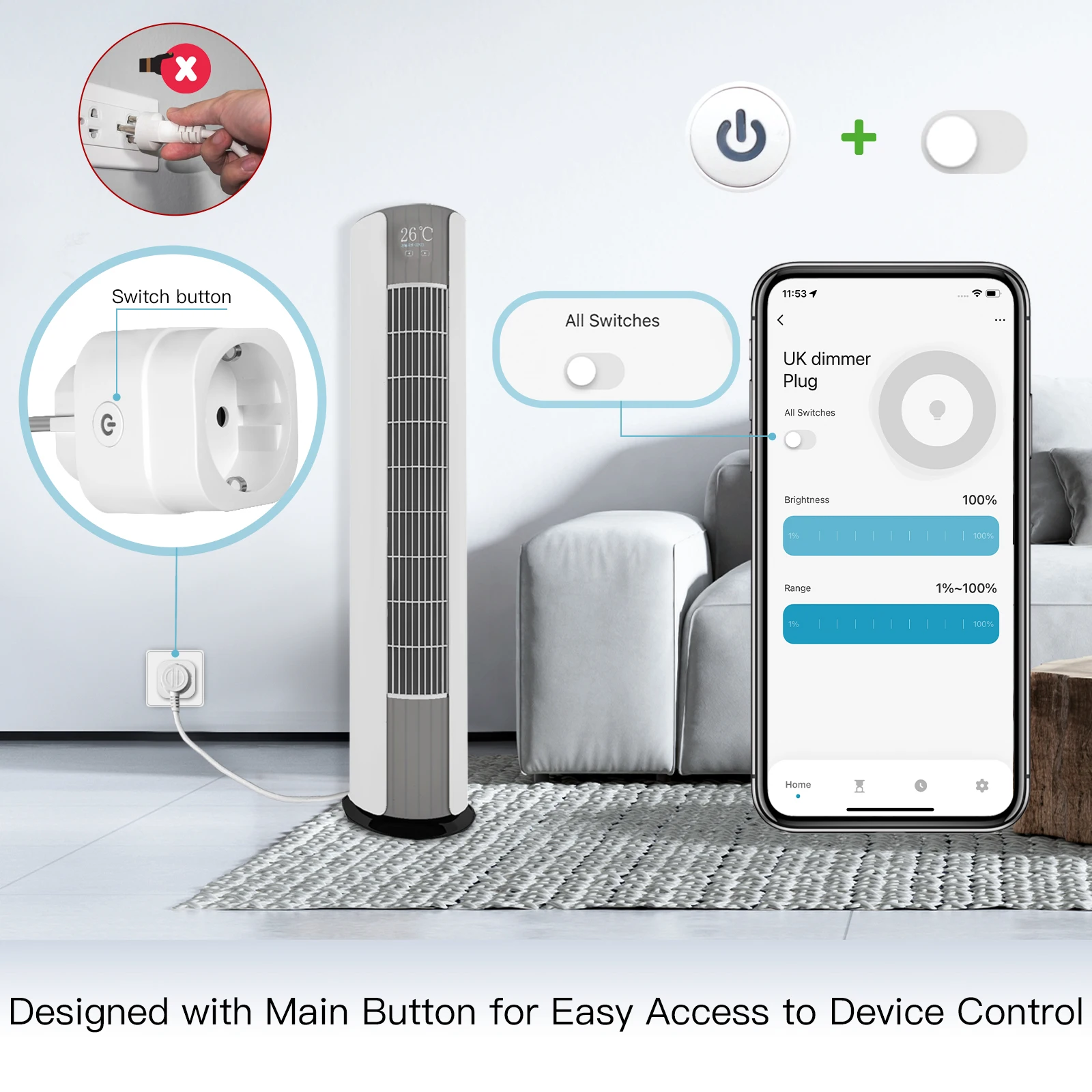 Умная розетка MOES Tuya WiFi с – обзор и цена Smart Home Moes