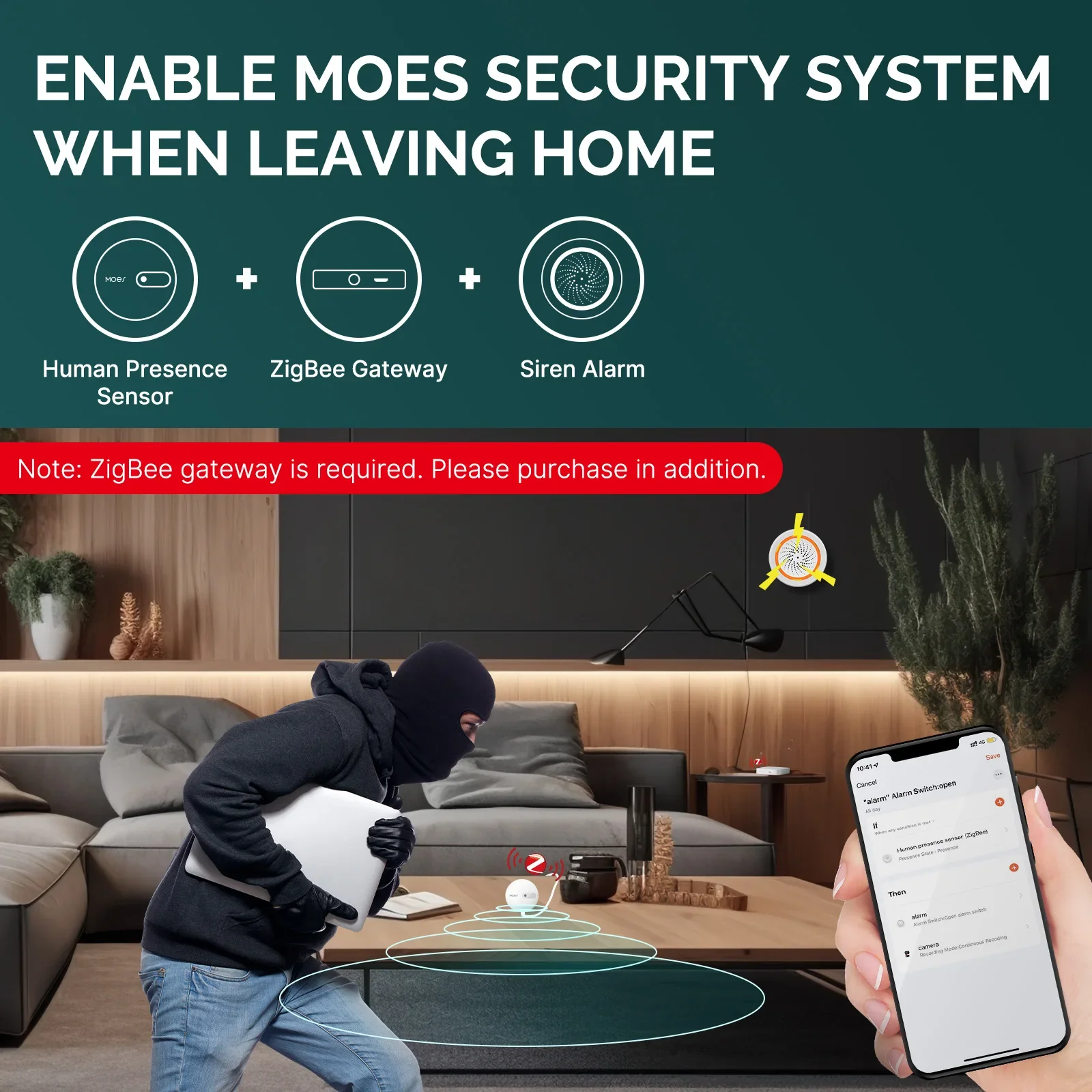 MOES ZigBee датчик присутствия – обзор и цена Smart Home Moes