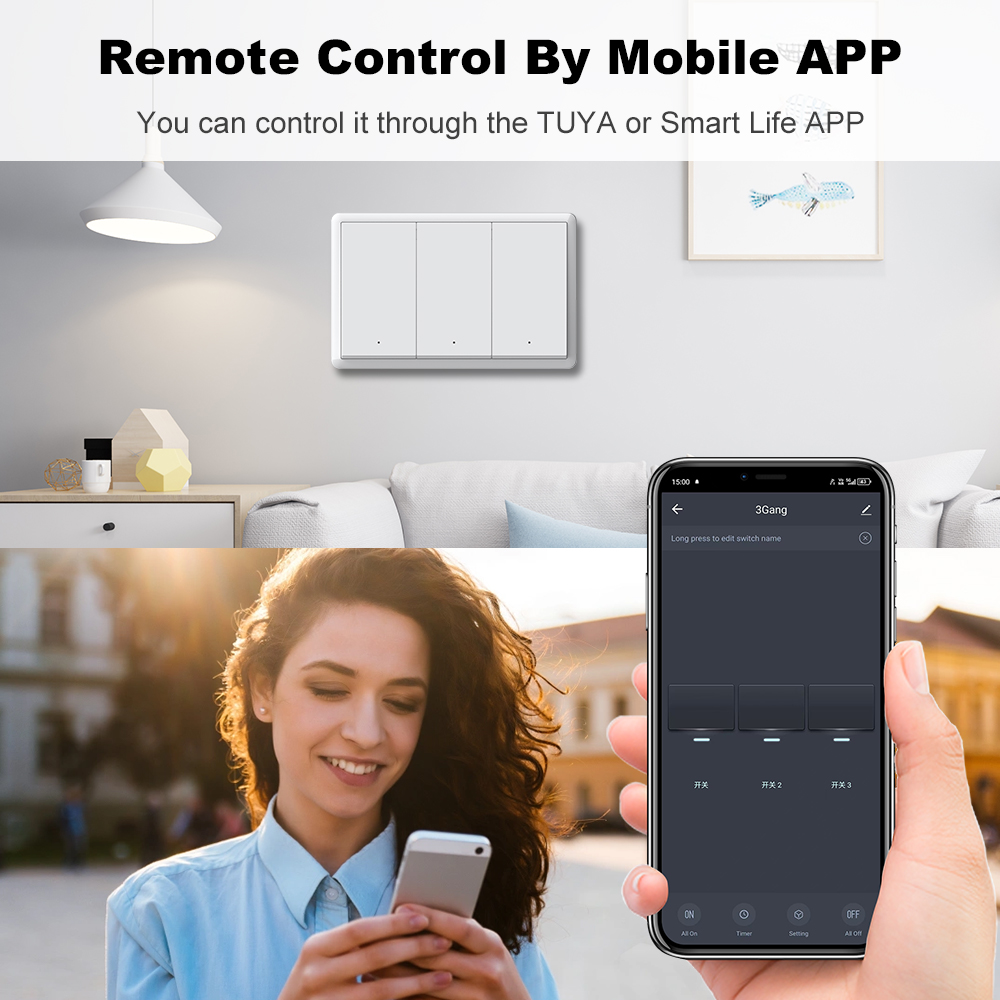 Умный выключатель MANHOT ZigBe – обзор и цена Smart Home Internet