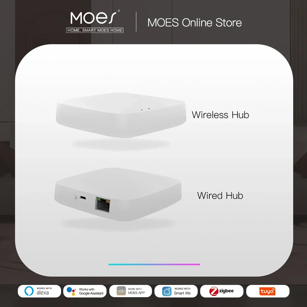 Tuya ZigBee 3.0 Smart Gateway  – обзор и цена Smart Home Moes