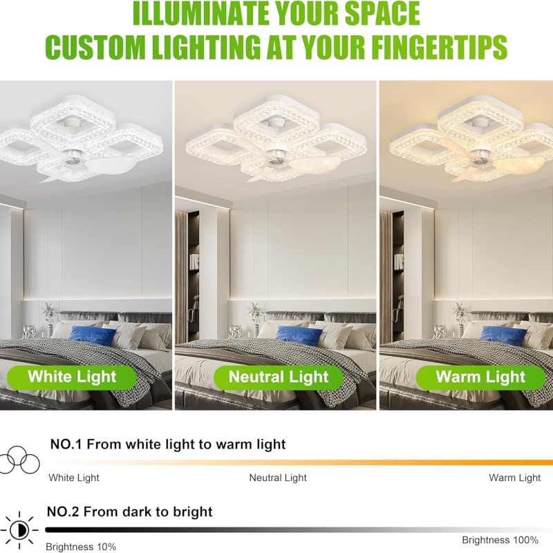 Умный светодиодный потолочный  – обзор и цена Smart Home Living Room